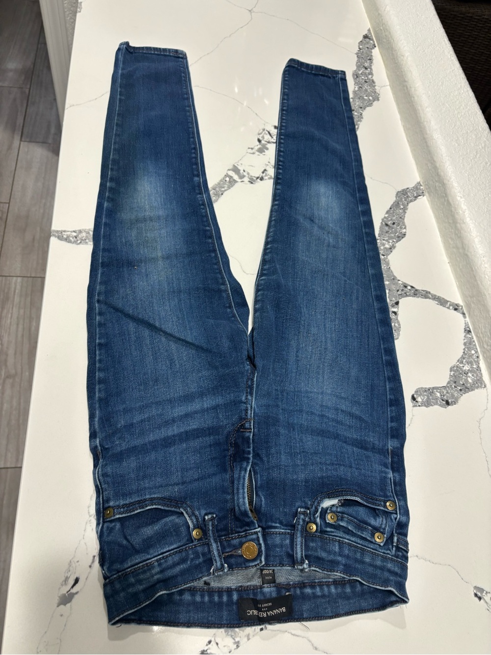 Banana Republic Women's Dark Blue Skinny Jeans